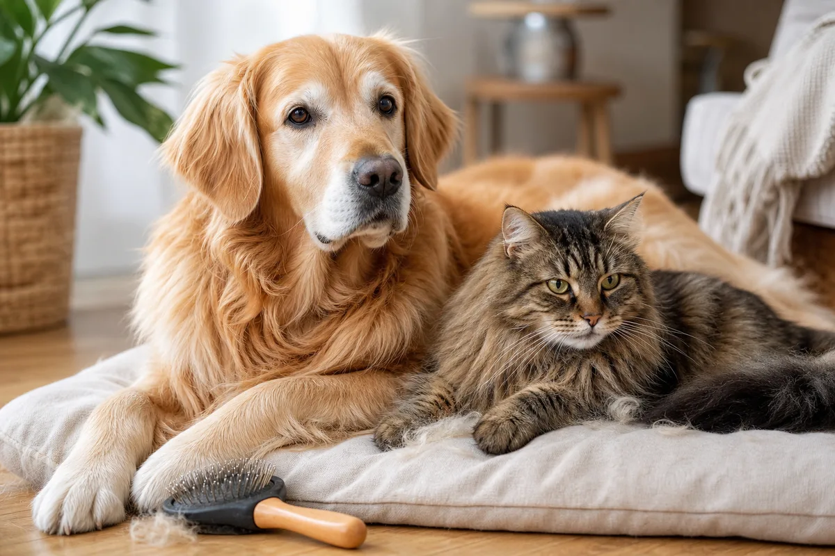 La mue du chien et du chat : comprendre et accompagner